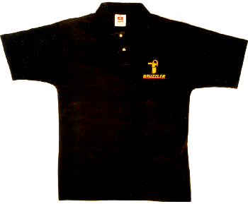 BRUZZLER Liveband polo shirt, gestickt
