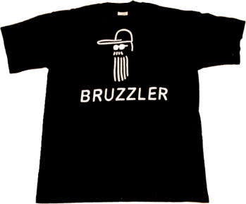 BRUZZLER Coverband T-shirt, gedruckt